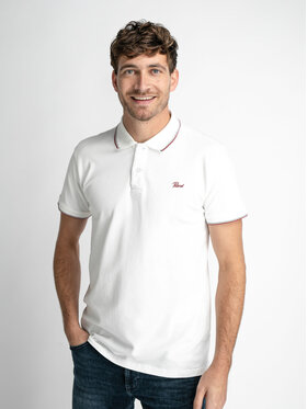 Petrol Industries Petrol Industries Tricou polo M-1030-POL900 Alb Regular Fit