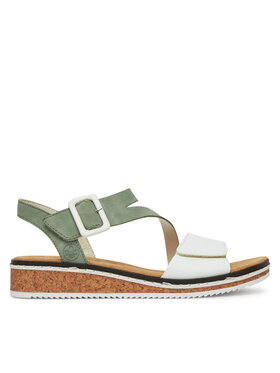 Rieker Rieker Sandály V3660-52 Zelená