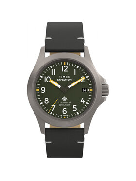 Timex Timex Zegarek TW2W78100 Czarny