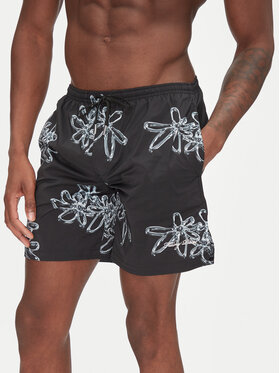 Filling Pieces Filling Pieces Badeshorts Chrome 9141374 Schwarz Regular Fit