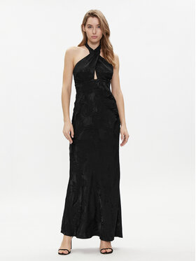 Guess Guess Rochie de seară Sl Aubree W4GK60 WFDF0 Negru Regular Fit