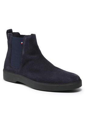 Tommy Hilfiger Tommy Hilfiger Chelsea cipele Classic Suede Chelsea FM0FM03816 Tamnoplava