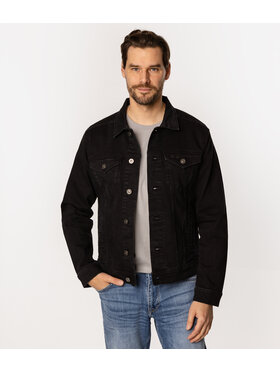 Lee Cooper Lee Cooper Kurtka jeansowa MAURO 1223 Czarny Regular Fit