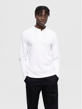 Selected Homme Selected Homme Polo 16090424 Blanc Slim Fit