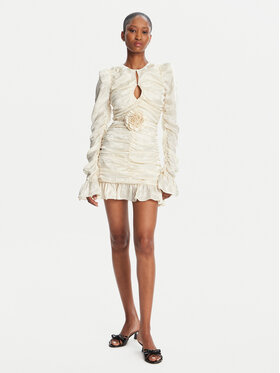 ROTATE ROTATE Coctailkleid 113955858 Écru Slim Fit