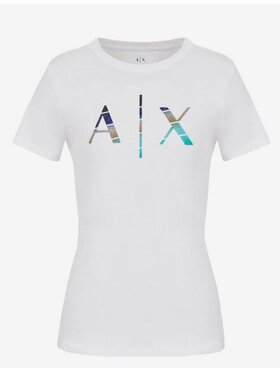 Armani Exchange Armani Exchange T-Shirt 3KYTKK Biały Regular Fit