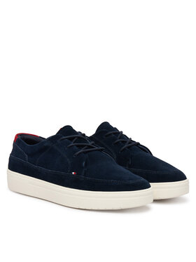 Tommy Hilfiger Tommy Hilfiger Superge Hilfiger Light Hybrid Suede Shoe FM0FM05788 Mornarsko modra