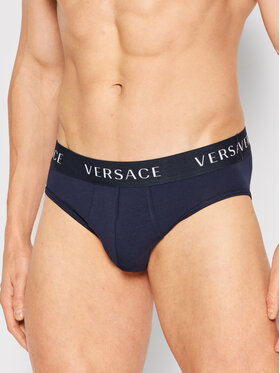 Versace Versace Slipy AUU04019 Granatowy
