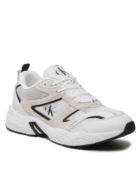 Calvin Klein Jeans Calvin Klein Jeans Sneakersy Retro Tennis Su-Mesh YM0YM00589 Biela