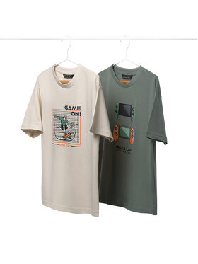 Mayoral Mayoral Σετ t-shirts 6040 Έγχρωμο Regular Fit