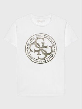 Guess Guess T-krekls J3GI02 K6YW3 Balts Regular Fit