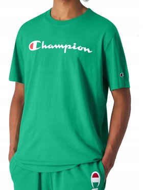 Champion Champion Tričko 220256 Zelená Regular Fit