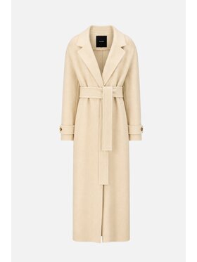 PINKO PINKO Zimní kabát Casella cappoto Žlutá Oversize