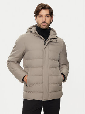 Geox Geox Zimní bunda Sile M4628S T3140 F5259 Béžová Regular Fit