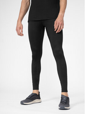 4F 4F Legíny 4FSS23TFTIM057 Černá Slim Fit