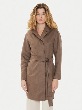 ONLY ONLY Демісезонний плащ Joline 15315660 Коричневий Regular Fit