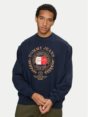 Tommy Jeans Tommy Jeans Džemperis ar kapuci DM0DM19243 Tumši zils Boxy Fit