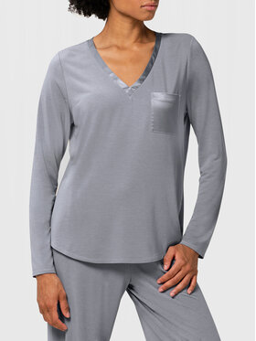 Triumph Triumph Koszulka piżamowa Climate Aloe 10213430 Fioletowy Regular Fit