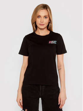 Converse Converse T-Shirt Exploration Team 10022260-A01 Μαύρο Standard Fit