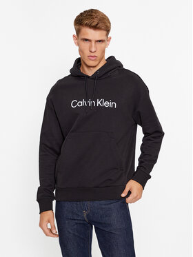 Calvin Klein Calvin Klein Džemperis ar kapuci Hero K10K111345 Melns Regular Fit