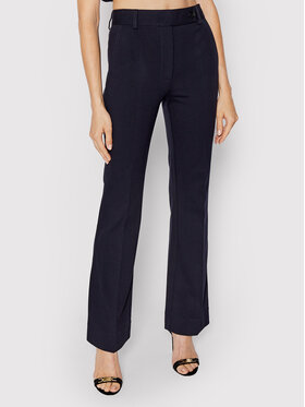 Victoria Victoria Beckham Victoria Victoria Beckham Hlače 1322WTR003869A Tamnoplava Regular Fit