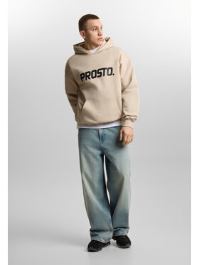 PROSTO. PROSTO. Bluza Big log Beżowy Regular Fit