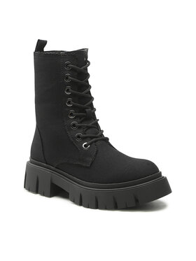 Jenny Fairy Jenny Fairy Trapper stila apavi WS5816-02 Melns