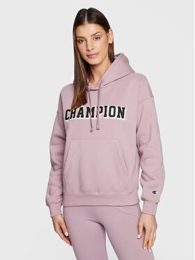 Champion Champion Džemperis ar kapuci Bookstore Logo 115370 Rozā Regular Fit