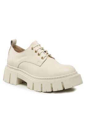 Eva Minge Eva Minge Oxford Schuhe EM-97-13-001607 Beige