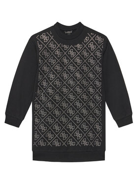 Guess Guess Sukienka codzienna J5YK02 KA6V4 Czarny Regular Fit