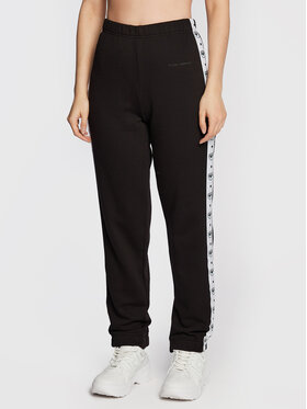 Chiara Ferragni Chiara Ferragni Долнище анцуг 73CBAT07 Черен Relaxed Fit