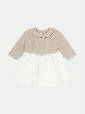 Mayoral Mayoral Vestito da giorno 2883 Beige Regular Fit