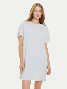Tommy Hilfiger Tommy Hilfiger Rochie de zi UW0UW05569 Gri Relaxed Fit