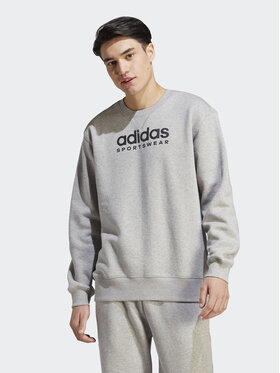 adidas adidas Bluză All SZN Fleece Graphic Sweatshirt IC9823 Gri Loose Fit