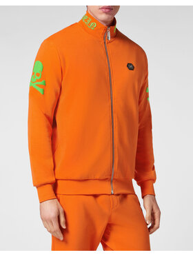 PHILIPP PLEIN PHILIPP PLEIN Mikina 213 Oranžová Jegging Fit