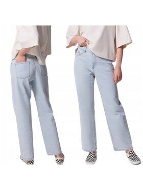Outhorn Outhorn Jeansy OTHWSS24TTROF723-32S Granatowy Straight Leg