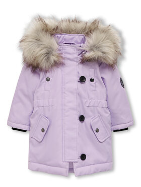 Kids ONLY Kids ONLY Kurtka przejściowa 15306391 Fioletowy Regular Fit