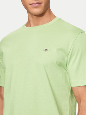 Gant T-shirt Shield 2003184 Zelena Regular Fit