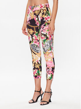Babylon Babylon Текстилни панталони S_S00503 Цветен Slim Fit