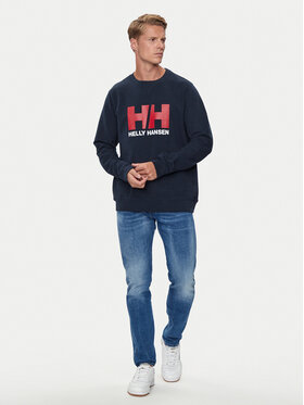 Helly Hansen Jopa Hh Logo Crew 34000 Mornarsko Modra Regular Fit