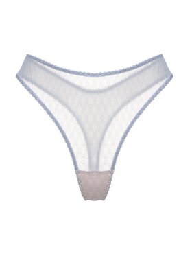 Merci Lingerie Merci Lingerie Stringi ETVS04HZ04PH Błękitny