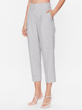 Peserico Peserico Pantaloni di tessuto P04816V Grigio Regular Fit