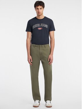 Guess Jeans Guess Jeans Spodnie materiałowe 166057 Zielony Regular Fit