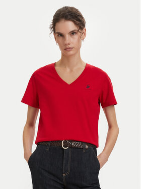 Beverly Hills Polo Club Beverly Hills Polo Club Tričko P-SS26W-TS516518 Červená Regular Fit
