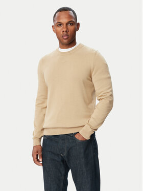 HUGO HUGO Pulover San Cassius-C2 HUGO-50553588 Bež Slim Fit
