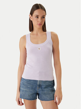 Calvin Klein Jeans Calvin Klein Jeans топ LV047F355G Розов Slim Fit