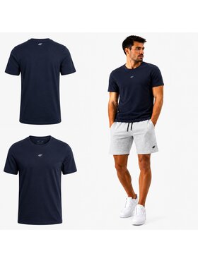 4F 4F T-Shirt 4FWSS26TTSHM3947-31S Granatowy Regular Fit