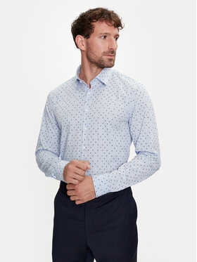 Calvin Klein Calvin Klein Marškiniai K10K113168 Mėlyna Slim Fit