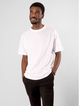 TeeShoppen TeeShoppen T-Shirt 'Oversized Collection' Biały Oversize