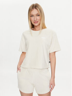 Puma Puma Tricou Ess Elevated 677947 Écru Regular Fit